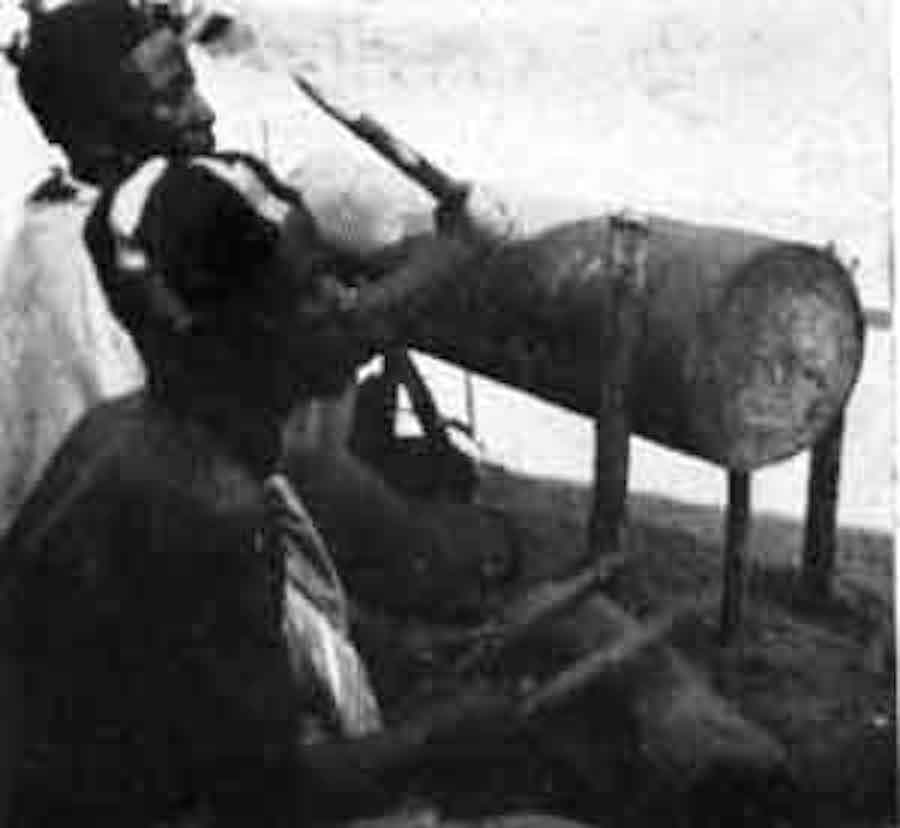 Joueurs de tambour &agrave; l&egrave;vres