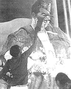 Le portrait d'Ahmed Sekou Toure disparait des murs de Conakry